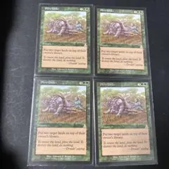 すき込み　Plow Under 4枚　英語