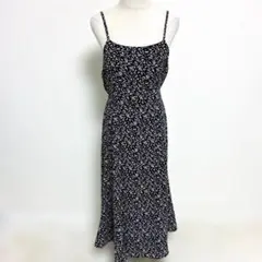 Honeys ハニーズ キャミワンピース ブラック 花柄 Lサイズ