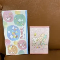 新品　スヌーピーポチ袋 2種類セット