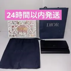 稀少】Dior✨CDロゴ 二つ折り財布 ウォレット ブラック系 dw536 - メルカリ