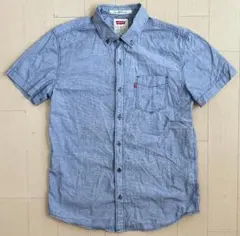 Levi's リーバイス メンズ M 半袖 シャンブレーシャツ ライトブルーのサムネイル