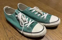 Converse グリーン ローカット スニーカー