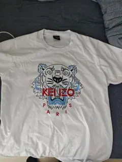 KENZO トラプリント Tシャツ L ホワイト