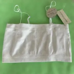 新品　HK WORKS LONDON カップ付きハーフトップ L