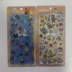 ズートピア プチドロップステッカー 2種セット