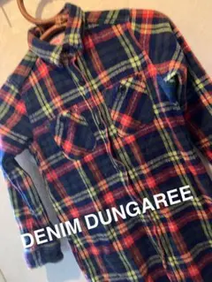デニム&ダンガリー チェックシャツ ワンピース