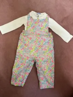 jacadi 花柄ロンパース 12M