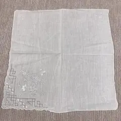 【期間限定値下げ】スワトウ刺繍　レースハンカチ 汕頭