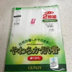 【新品／未開封】グンゼ ▪️やわらか肌着 ／ ランニング (2枚組)Sサイズ