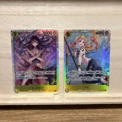 ワンピースカード ヒロインズエディション ナミ ロビン sr ２枚セット