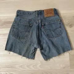 90s Levi's 501 デニムショートパンツ カットオフ　カナダ製