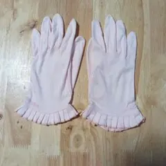 フリル付き綿100%の手袋のサムネイル