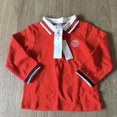 【新品タグ付き】jacadi 襟付き長袖ポロシャツ　24M 88cm