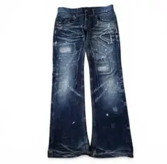 00s jackrose destroyed flare denim swag - メルカリ