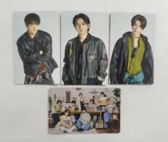 timelesz トレカ 4枚セット 予約購入特典 佐藤勝利 原嘉孝 松島聡