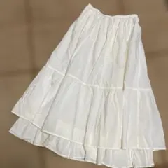 ま*こ様 SamansaMos2サマンサモスモス　シャーリングティアードスカート