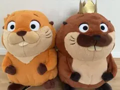 私がビーバーになる時 ぬいぐるみ 2体セット