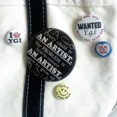 YA GOOD IDEAS × KIBITZ HANDWKS 缶バッヂセット