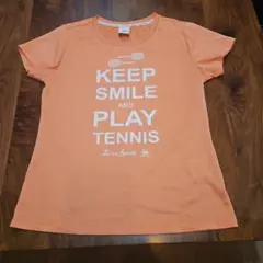 Le coq sportif テニス Tシャツ オレンジ Lサイズのサムネイル