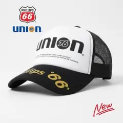 新品・タグ付76 Union × Phillips 66 メッシュキャップ 黒白のサムネイル