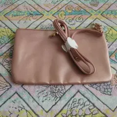 ピンク　バッグ　ポーチ　斜め掛け