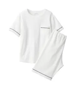 無印良品 着るタオル 両面パイル 半袖ルームウェア パジャマ 120〜130