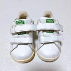 adidas STAN SMITH キッズスニーカー ホワイト/グリーン 11