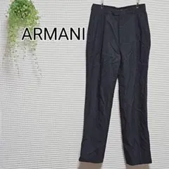 ARMANI COLLEGIONIストライプ スラックス Mサイズ グレー