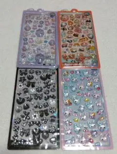 正規品　クーリア　ボンボンドロップシール4種　めしめしボンボン　ナイトミャウ