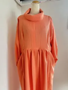 着物リメイク　一つ紋ワンピース