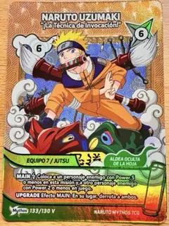 1巻表紙 スペイン限定 公式Naruto Mythos TCG ナルト プロモ - メルカリ