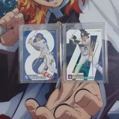 プロ野球チップス 2024 大島洋平 中村悠平 サイン 箔押し サイン