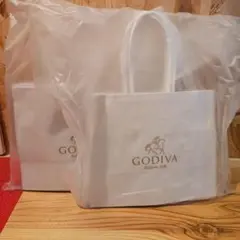 GODIVA ホワイト紙袋 14個セット