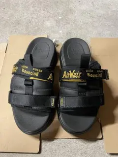 DR.MARTENS AirWait バウンシングソール サンダル ブラック
