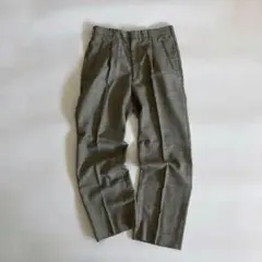 90s~ ヴィンテージ レトロ 古着 ワンタックスラックスパンツ グレンチェック