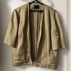 コンテ　五分袖ジャケット