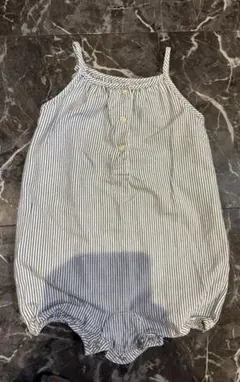 babyGAP ストライプ サロペット 6M〜12M