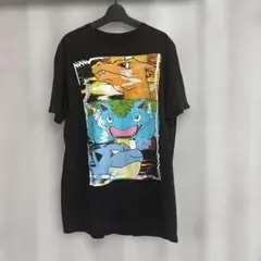 ポケモン Tシャツ ブラック 100%コットン