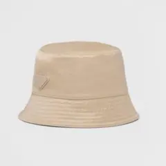 極美品 PRADA ベージュ バケットハット - メルカリ