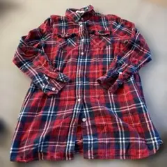 ネルシャツ　チェック　　長袖