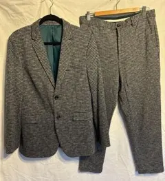 ZARA チェック柄 カジュアルスーツ セットアップ