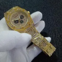 ダイヤ宝飾タイプ ロイヤルオークモデル オマージュ時計 - メルカリ