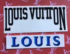 LOUIS VUITTON ルイ・ヴィトン　ステッカー【2枚セット】BLACK