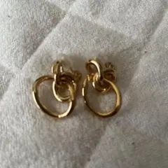 ゴールド リンクデザイン イヤリング