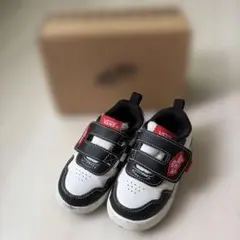 VANS キッズ スニーカー ブラック ホワイト　14.5cm