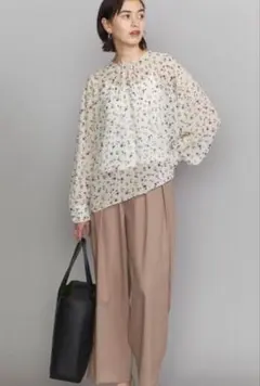 BEAUTY&YOUTH UNITED ARROWS／フラワープリントブラウス