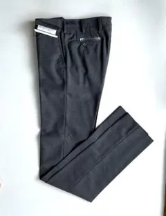 新品★秋冬Ｗ73HILTON　ノータック　グレー　スラックス