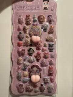 クライベイビー桃シール2枚セット