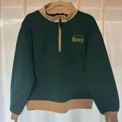 Roxy ハーフジップジャージ グリーン/ベージュのサムネイル