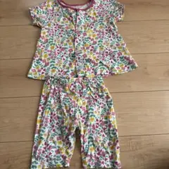 Ampersand 花柄 ベビーパジャマ 上下セット 90